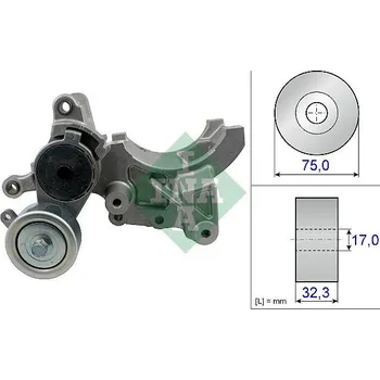 Napínák, žebrovaný klínový řemen Schaeffler INA 534 0452 10