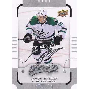 Sběratelská karetní hra paralel karta JASON SPEZZA 15-16 MVP Silver Script číslo 37