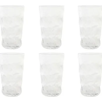 Sklenice Sklenice 6ks "ICY WHITE" 7x7x14/300ml