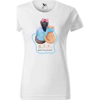 Dámské tričko Dámské tričko - Best furry friend Velikost: S