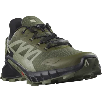Pánská běžecká obuv Salomon Pánské boty Supercross 4 EU 45 ⅓, Olive Night/Moss Gray/Black