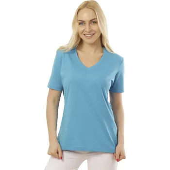 Dámské tričko JAMES & NICHOLSON Triko CASANDRA BIO LADY 160g, různé barvy Velikost XS turquoise