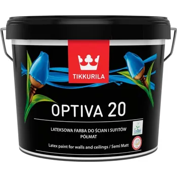 barva na zeď Tikkurila Optiva 20 Semi Matt 2,7l Odstín TVT: tónování dle požadavku (uveďte do poznámky)