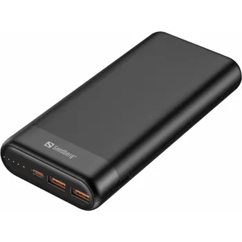 Powerbanka Sandberg 420-62 Sandberg Powerbank 20000mAh, USB-C PD 65W + 2x QC3.0, černá
