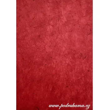 Umělecký papír Sapaimport Morušový papír Juta - červený Velikost: 23x32 cm, balení 10 ks