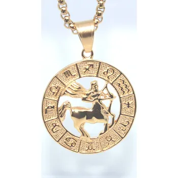 Náhrdelník Steel Edge Náhrdelník se znamením WJHN3093 Střelec