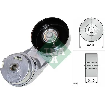 Napínák, žebrovaný klínový řemen Schaeffler INA 534 0372 10