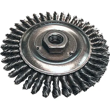 Brusný kotouč Miskový kartáč Makita D-29561 - 0.5x115mm, splétaný ocelový drát