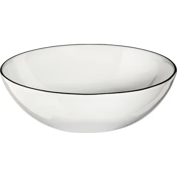 Miska s proužkem 9 cm A TABLE LIGNE NOIR ASA Selection - bílá bílá