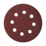 Brusný papír na suchý zip, 150 mm, zrno 80, 86635, PS22K, 6 děr, GLS3, Klingspor, D150P80O3