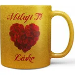 Hrnek 330 ml - Srdce z růží