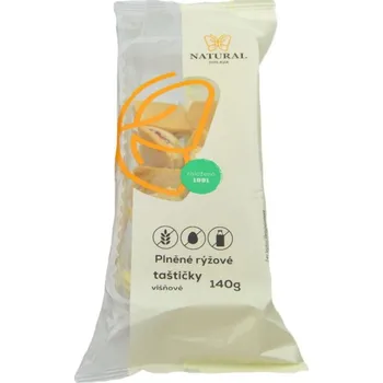 Sušenky plněné rýžové taštičky višňové bez lepku, mléka a vajec - Natural 140g