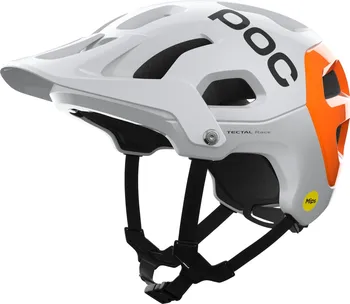 Cyklistická přilba POC Tectal Race MIPS NFC Hydrogen White/Fluorescent Orange AVIP
