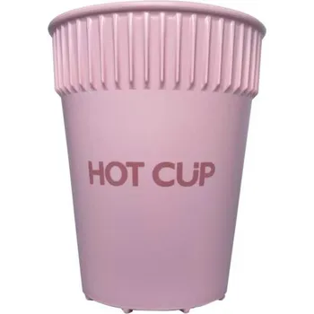 Jednorázové nádobí kelímek 200 ml, PP, růžový hot cup