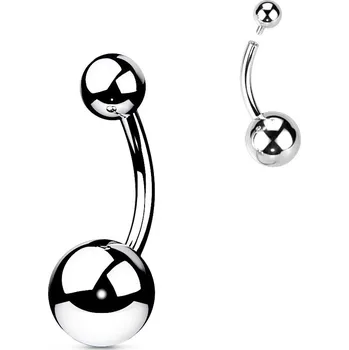 Piercing Šperky4U Piercing do pupíku banánek TITAN - TIT1194-1612