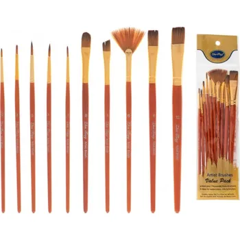 Umělecký štětec Aga Sada malířských štětců 10 kusů