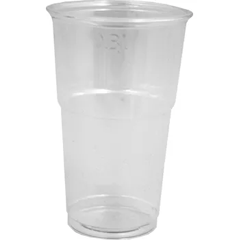 Jednorázové nádobí kelímek 300 ml, PET - transparentní (50 ks/balení)