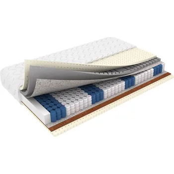 Matrace MT Matrace TURIN s latexem a kokosem 120x200cm, 24cm H2-H3