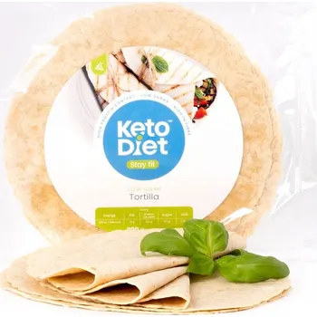 KetoDiet Proteinová tortilla 5x 40 g Trvanlivě pečivo KetoDiet Proteinová tortilla 5x 40 g