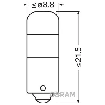 Autožárovka Zarovka, svetlo pro cteni (interier vozidla), , OSRAM, 3924WW-02B
