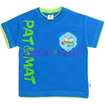 Pánské tričko Tričko krátký rukáv Pat a Mat 3roky a více - tmavě modré