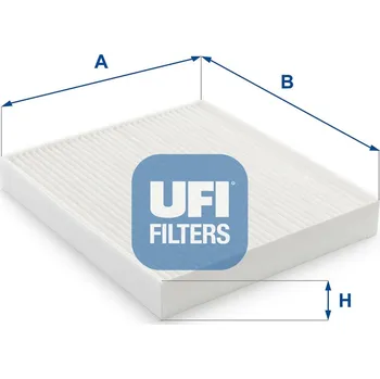 Ventilátor topení a klimatizace Filtr, vzduch v interiéru UFI 53.098.00