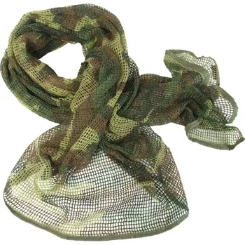 Šátek Šála Sniper - Maskáčová (Šátek pro odstřelovače - kamuflážní šátek z maskáčové síťoviny kolem krku. Kvalitní bavlněná síťovina.)