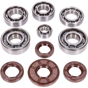 Ložisko převodovky Sada ložisek a gufer motoru Schmitt Racing TN9 plastová klec C4, Simson M500 STT49267