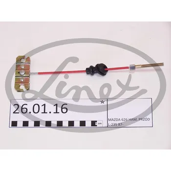 Lanko parkovací brzdy Tazne lanko, provozni brzda, , CC2944150, GA544150, GA5R44150B, GJ2144150, LINEX, 26.01.16