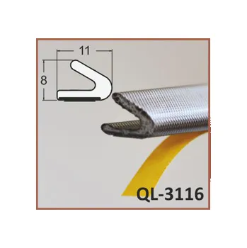 Těsnění do okna a dveří Q-LON 3116 samolepicí nábytkové a interiérové těsnění (návin 25 m / hnědá / 25m)