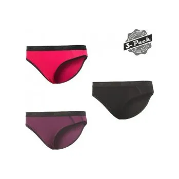 Dámské termo spodní prádlo SENSOR DOUBLE FACE 3-PACK dámské kalhotky S; Fialová kalhotky + DÁREK DLE VÝBĚRU!