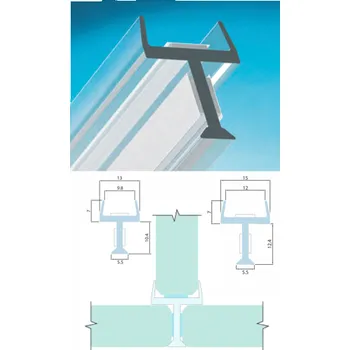 Těsnění do okna a dveří Samolepicí profil G2G třícestný (pro sklo tl. 10 - 10,8 mm / transp. / délka 300 cm / 1ks)