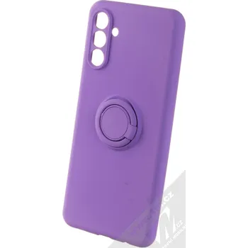 Pouzdro na mobilní telefon 1Mcz Grip Ring Skinny ochranný kryt s držákem na prst pro Samsung Galaxy A04s, Galaxy A13 5G fialová (violet)