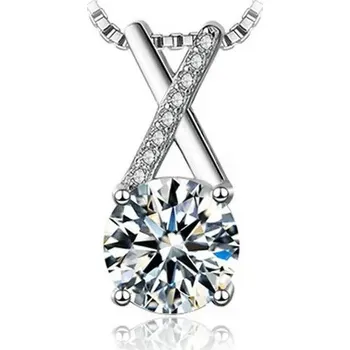 Přívěsek NUBIS® Stříbrný přívěšek se zirkonem - NB-4328