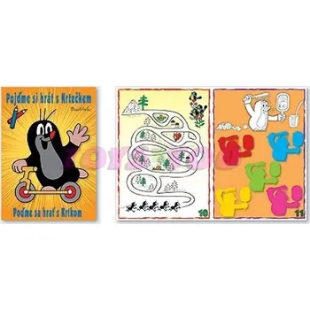 omalovánky Omalovánky s předlohou A4 - Pojd si hrát s krtečkem