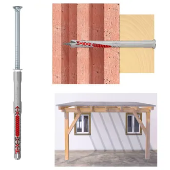 Hmoždinka Rámová hmoždinka DuoXpand se šroubem se zápustnou hlavou (10 x 120 T R, TX40, nerez, 50 ks/bal / 50ks)