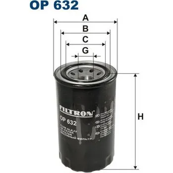 Filtr do auta Olejový filtr, , 0K62023802A, K62023802A, FILTRON, OP 632