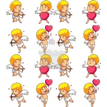 Jedlá dekorace na dort Caketools Jedlý papír "Amorci" - A4