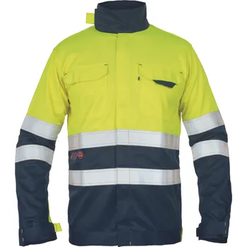pracovní bunda STRING PM HV bunda multinorm žlutá/navy - v. S