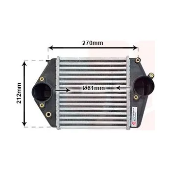 Chladič motoru Chladič turba VAN WEZEL 27004188