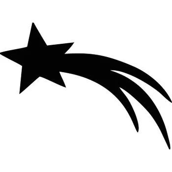 samolepka Vánoční samolepka kometa 1 | JPdesign.cz