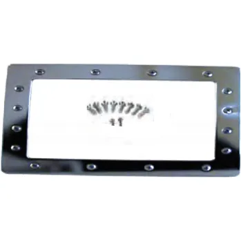 Nerez rámeček se šrouby ke plastovým skimmerům se širokým hrdlem