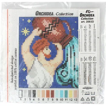 Textilie Vyšívací předloha - znamení - Vodnář