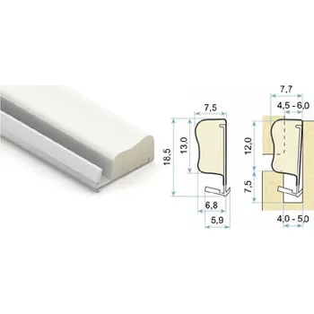 Těsnění do okna a dveří Těsnicí profil Q-LON 3053 - vstupní dveře / okna (béžová / 25m)