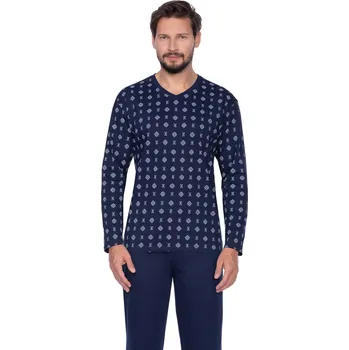 Dámské pyžamo Regina pánské bavlněné pyžamo 432