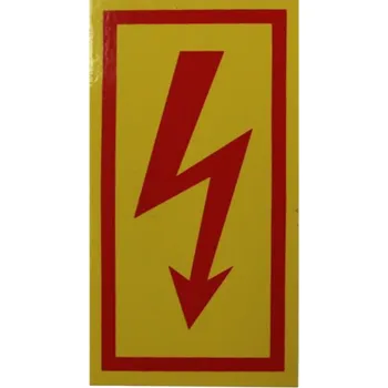 38037 Tabulka č. 6 Samolepící tabulka - symbol Blesk
