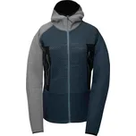 2117 of Sweden 2117 NYBYN ECO dámská waffe merino mikina, modrá Velikost: XS