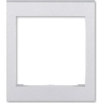 3901H-A00355 70 Kryt rámečku s otvorem 55x55, střední, titanová, ABB Levit M