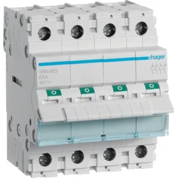 vypínač SBN463 Vypínač 63A 4P, Hager