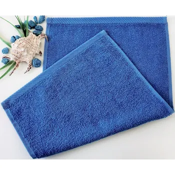 Dětský froté ručník 30x50 cm tm.modrý